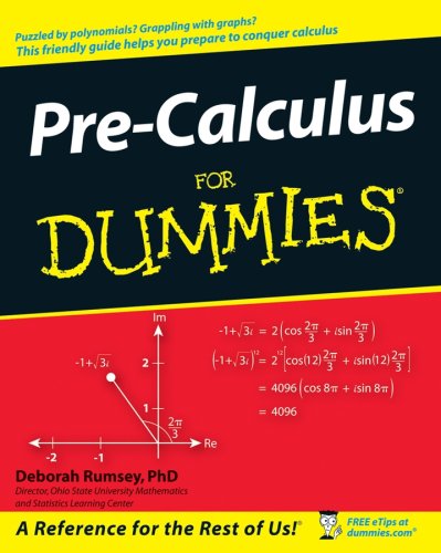 Pre Calculus For Dummies Pdf