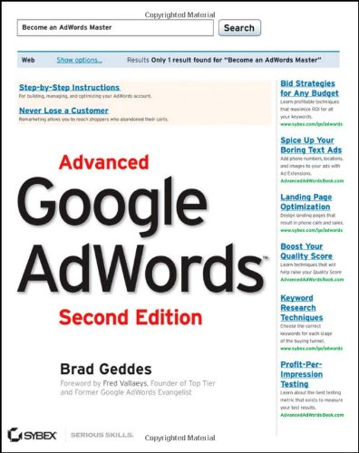 Advanced Google Adwords (Second Edition)