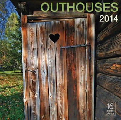Outhouses Wall Calendar 2014