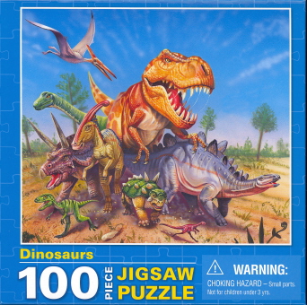 Dinosaurs (100 Piece Jigsaw Puzzle)