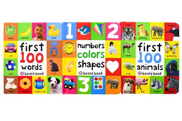 Amazon.com: First 100 Box Set: Farm, Dino, Trucks