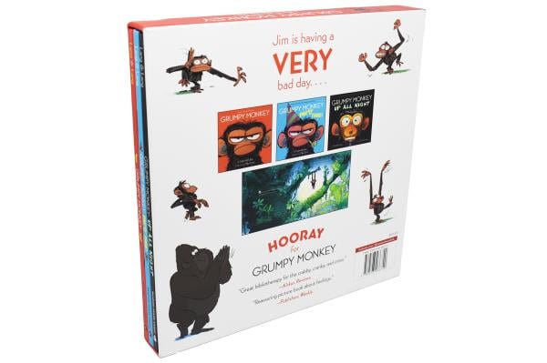 Grumpy Monkey 3-Book Boxed Set (Grumpy Monkey/Party Time!/Up All