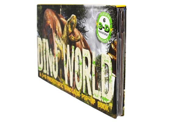 Dino World: A 3-D Prehistoric Dinosaur Pop-Up by Applesauce Press