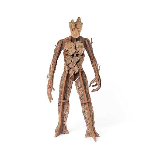 Groot Collectible 3D Wood Model (IncrediBuilds, Guardians of the