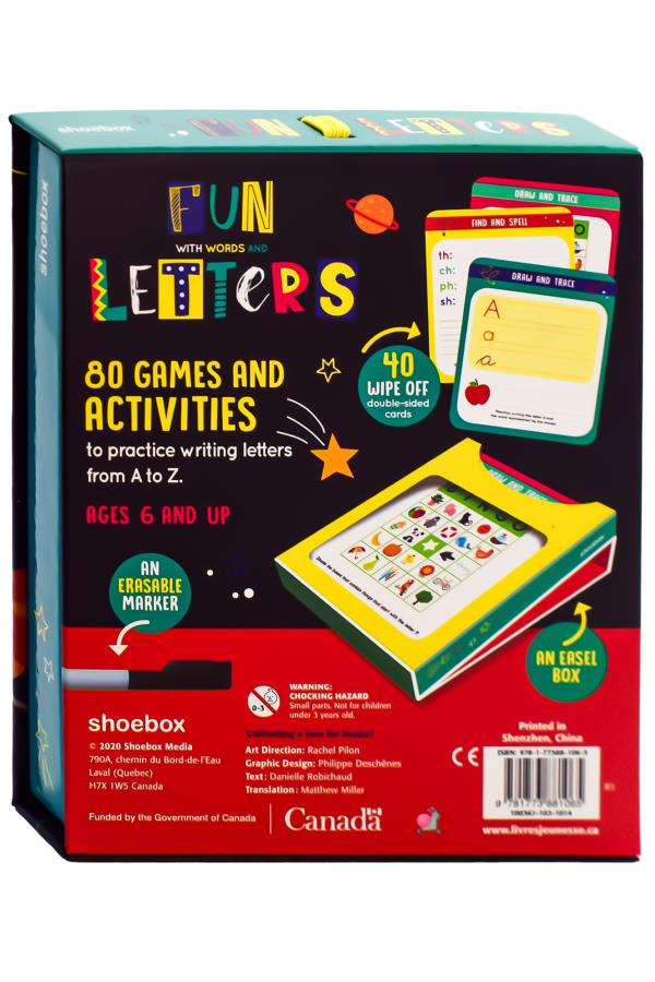 Fun with Words and Letters: 80 Flash Games by Shoebox Media - Book