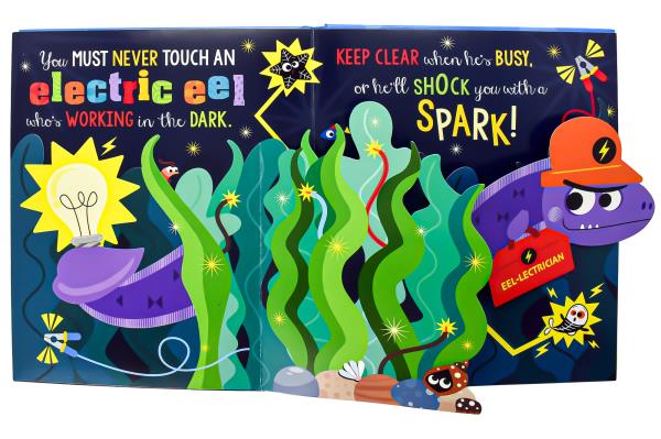 NEVER TOUCH A PIRANHA! BOARD BOOK - The Children's Gift Shop