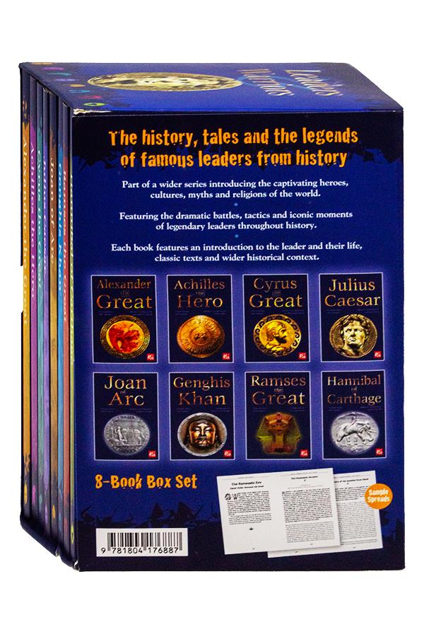 Leaders and Warriors 8-Book Box Set by Flame Tree Publishing