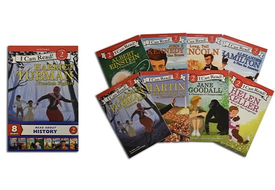 Read About History: 8 Book Set (I Can Read, Level, 2) by