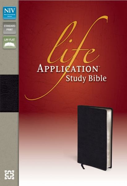 Life Application Study Bible (NIV, Black Top Grain Leather, Study)
