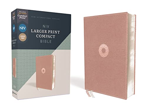 NIV, Larger Print Compact Bible (Pink Leathersoft)