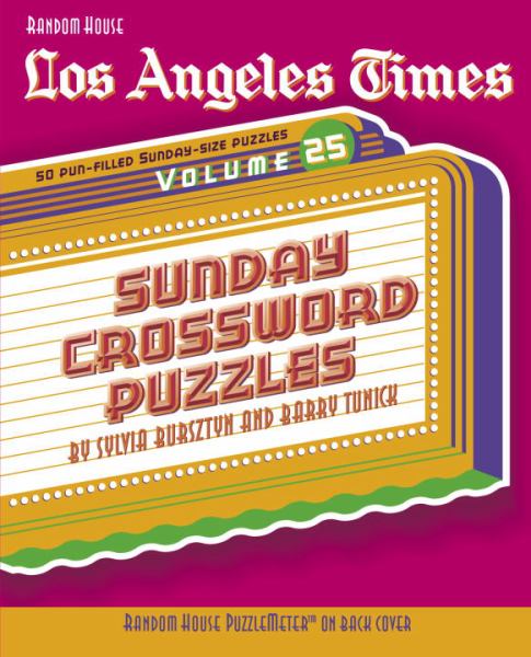Los Angeles Times Sunday Crossword Puzzles Volunme 25