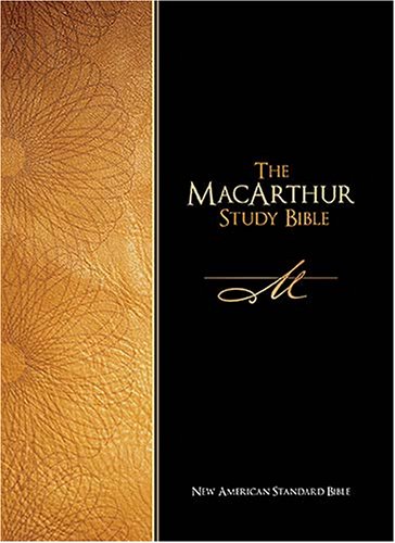 MacArthur Study Bible (NASB Updated, NA676X, Thumb Indexed, Black Bonded Leather)