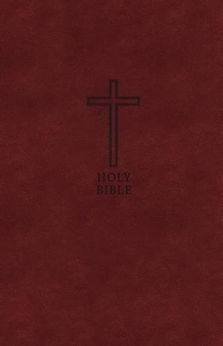 KJV Value Thinline Bible (Large Print, Burgundy Imitation Leather)