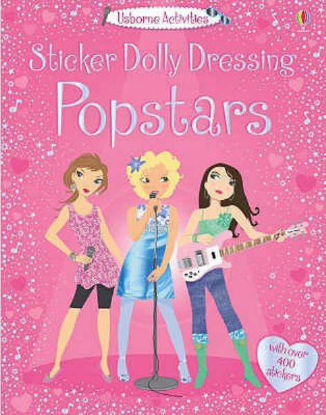 Popstars: Sticker Dolly Dressing (Usborne Activities)