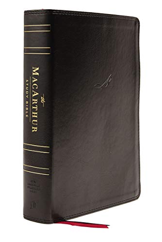 NASB, Comfort Print, MacArthur Study Bible (Second Edition,Thumb Indexed, 5793BK - Black Leathersoft)
