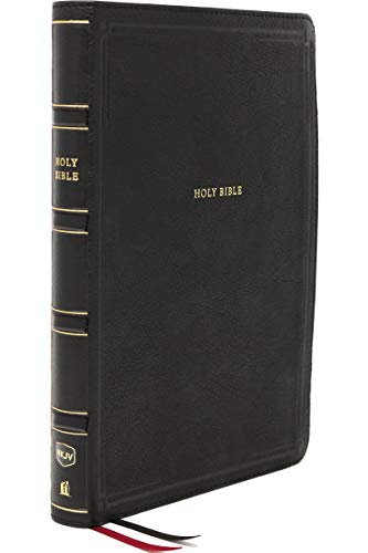 NKJV, Deluxe Thinline Reference Bible (4853DBK - Black