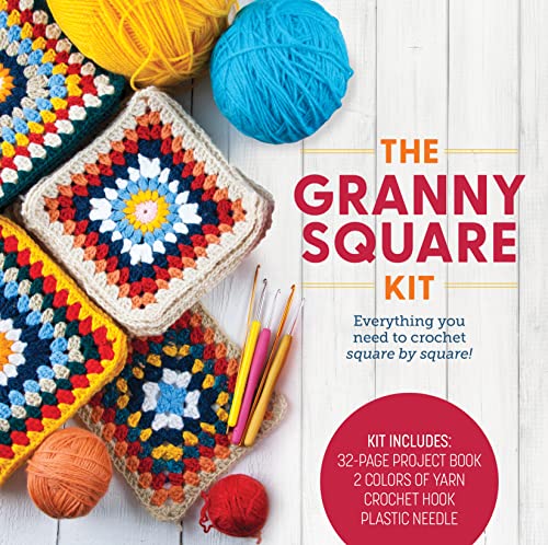 The Granny Square Kit: Everything You Need to Crochet Square by Square ...