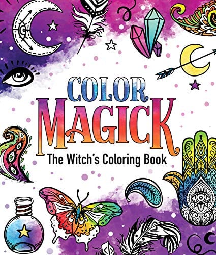 The Witch's Coloring Book (Color Magick) by Castle Point Books - Book ...