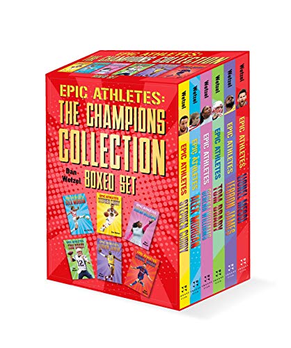 Epic Athletes: The Champions Collection Boxed Set (Lionel Messi/Lebron James/Tom Brady/Serena Williams/Alex Morgan/Stephen Curry)