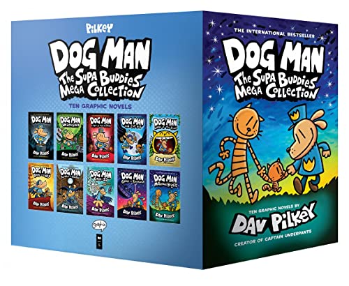 Dog Man: The Supa Buddies Mega Collection (Bk. 1-10) by Dav Pilkey
