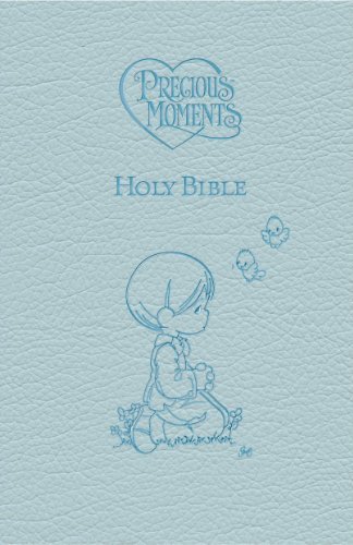 ICB Precious Moments Holy Bible  (Blue Leathersoft)