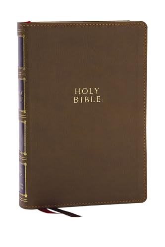 KJV, Compact Center-Column Reference Bible (Thumb Indexed, 8573BRNI ...