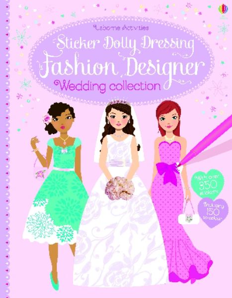 Sticker Dolly Dressing Fashion Designer Wedding Collection by Usborne  Publishing Ltd. - Book Outlet