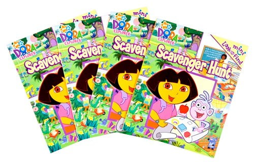 Scavenger Hunt (Dora The Explorer, Mini Look And Find, 4 Books)