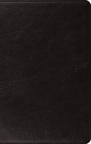ESV Large Print Thinline Bible (Black Genuine Leather)