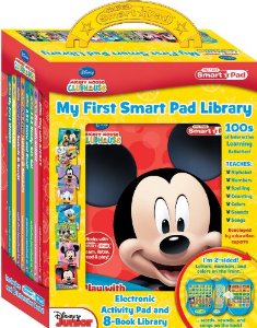 My First Smart Pad Library: Electronic Activity Pad and 8-Book Library  (Disney Mickey Mouse Clubhouse)