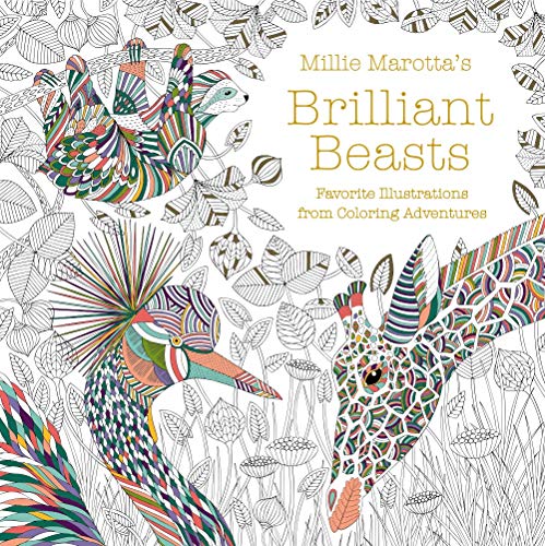 Millie Marotta's Animal Kingdom: Mini Edition - (Millie Marotta Adult  Coloring Book) (Paperback)