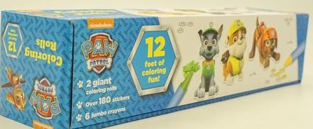 Paw Patrol Coloring Rolls