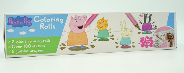 Peppa Pig Coloring Rolls - Parragon Books - Book Outlet