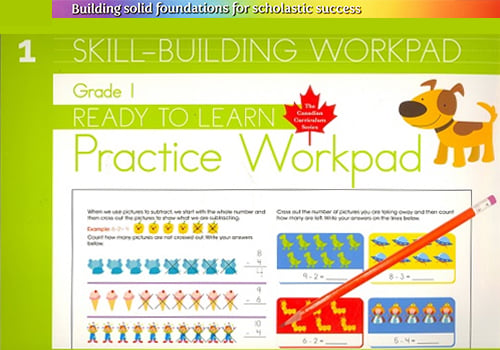 Grade 1 Skill Building Practice Workpad Ready To Learn Canadian