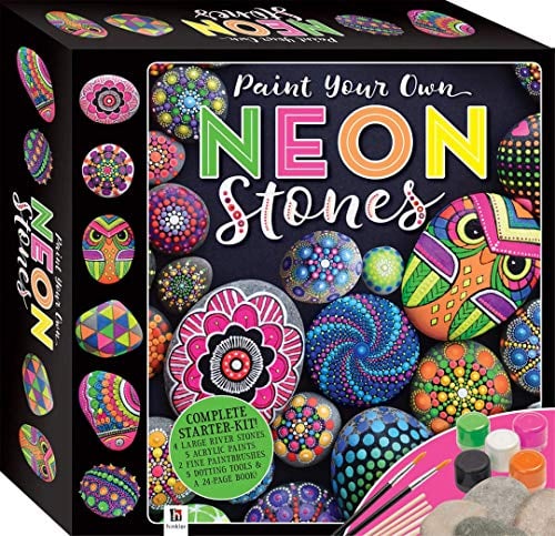 Glow in the Dark Rock Art Mini Kit - Rock Painting - Art + Craft - Adults -  Hinkler