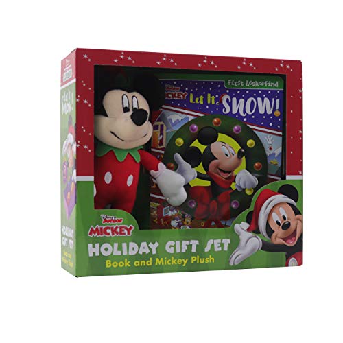 Let It Snow! Holiday Gift Set Book and Mickey Plush (Disney Junior