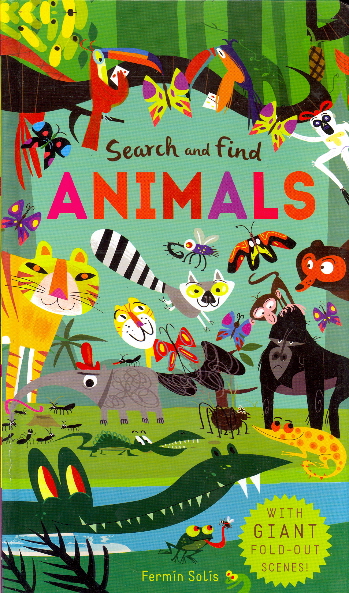 Animals Search and Find with Giant Fold-Out Scenes! by