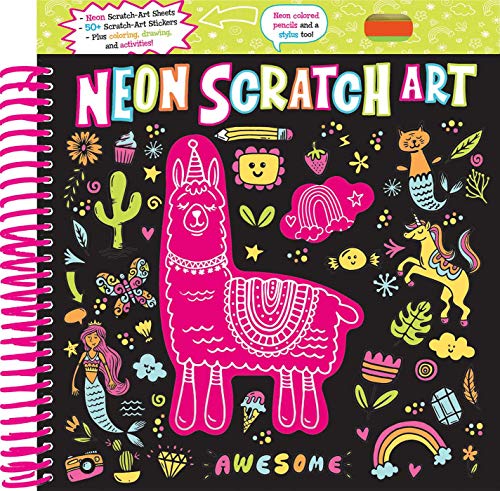 Neon Scratch Art (Creativity Corner) by Silver Dolphin - Book Outlet
