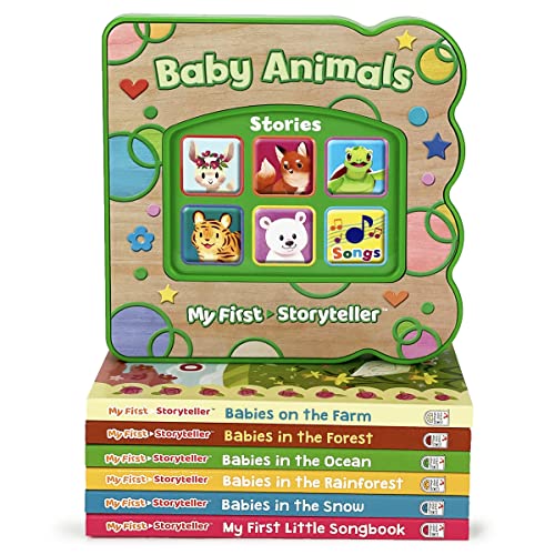 Baby Animal Stories 6Book Set Read, Play, Sing (My First Storyteller