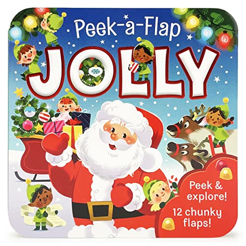 Peek-a-Flap Jolly, Christmas Lift-a-Flap Board Book