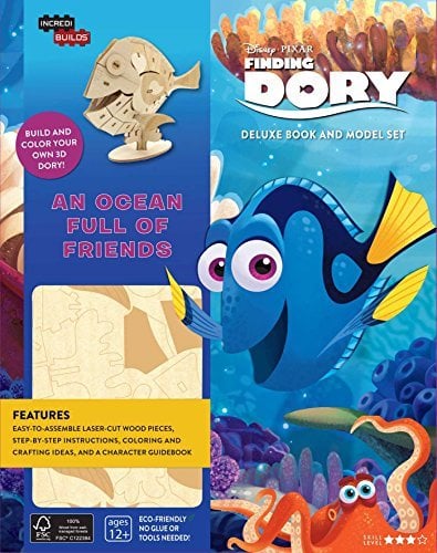 DORY様 An Ocean Full Of Friends: Finding Dory Deluxe Book and Model Set