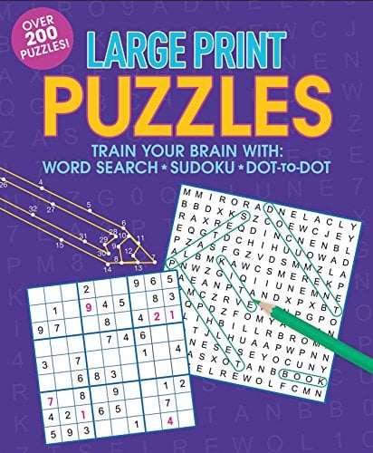 Large Print Puzzles (Large Print Puzzle Books) by Thunder Bay Press ...