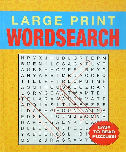 Large Print Wordsearch