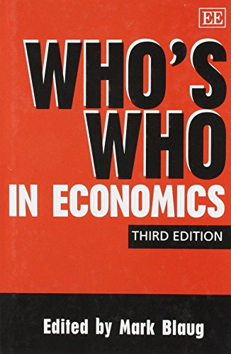 Who's Who in Economics (3rd Edition)