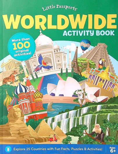 Worldwide Activity Book: Explore 25 Countries With Fun Facts, Puzzles ...