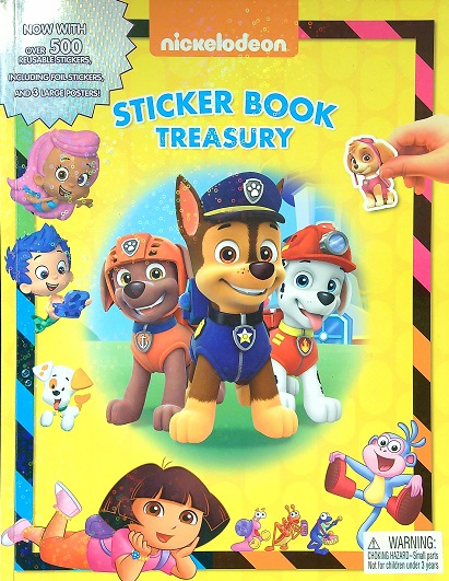 Sticker Book Treasury (Nickelodeon) by Phidal Publishing - Book Outlet