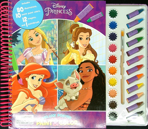 Deluxe Poster Paint & Color (Disney Princess)